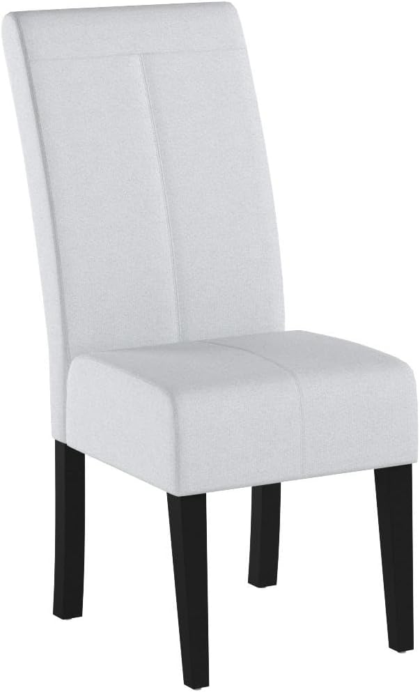 Pertica Fabric Dining Chair (Set Of 2),Wood, Light Grey