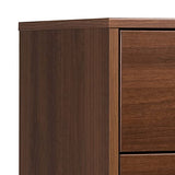 Prepac Milo Mid Century Modern Tall Chest, 6-Drawer, Cherry