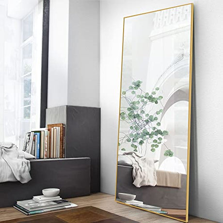 Full Length Mirror 71"x24" Floor Mirror Full Body Mirror Aluminum