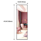 Wall Mounted Mirror, 47"x14" Full Body Mirror, Full Length Mirror
