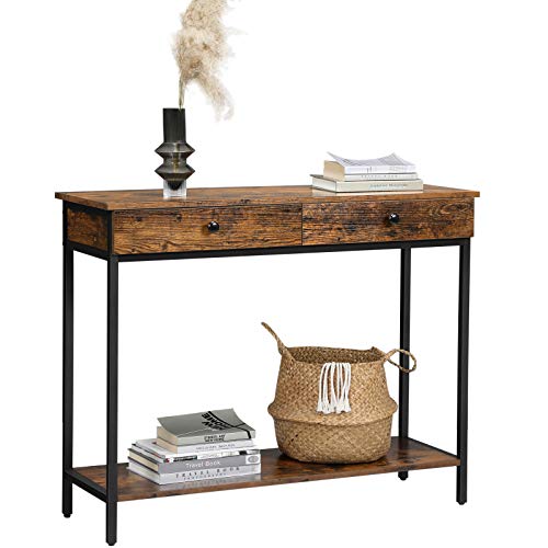 Console Table, Entrance Table, Sofa Table with 2 Drawers
