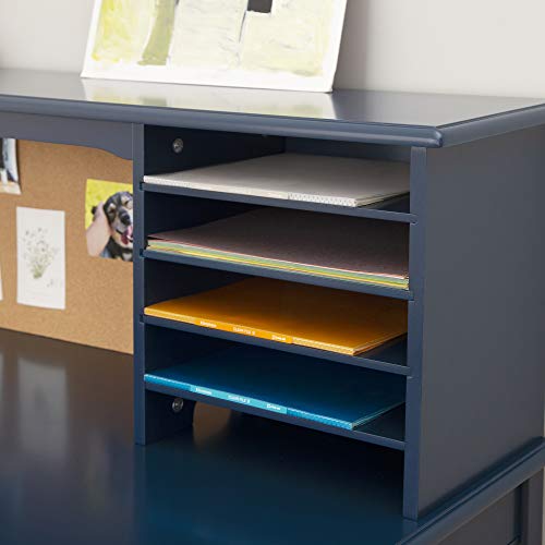 Children’s Media Desk and Chair Set Navy: Student's Study