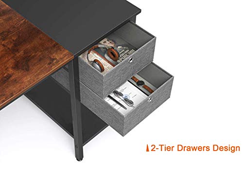 Office Desk, Computer Desk with Drawers 47