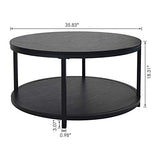 Round Coffee Table Black Coffee Tables