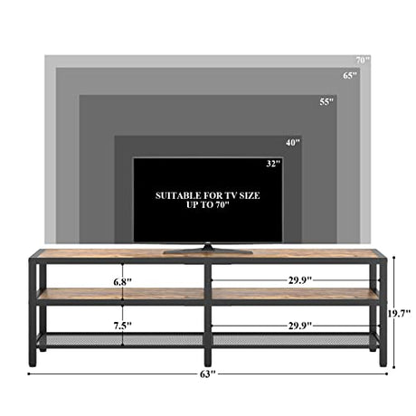 TV Stand for Up to 70 Inch TV