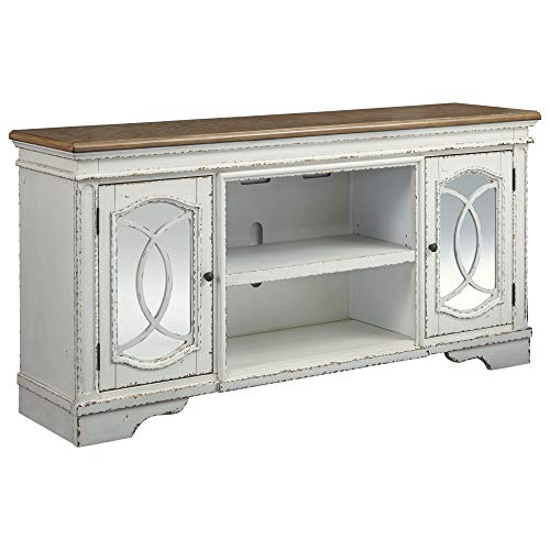 Farmhouse TV Stand with Fireplace Option Fits TVs up to 72"