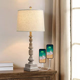 Oneach Vintage Table Lamps with Dual USB Port