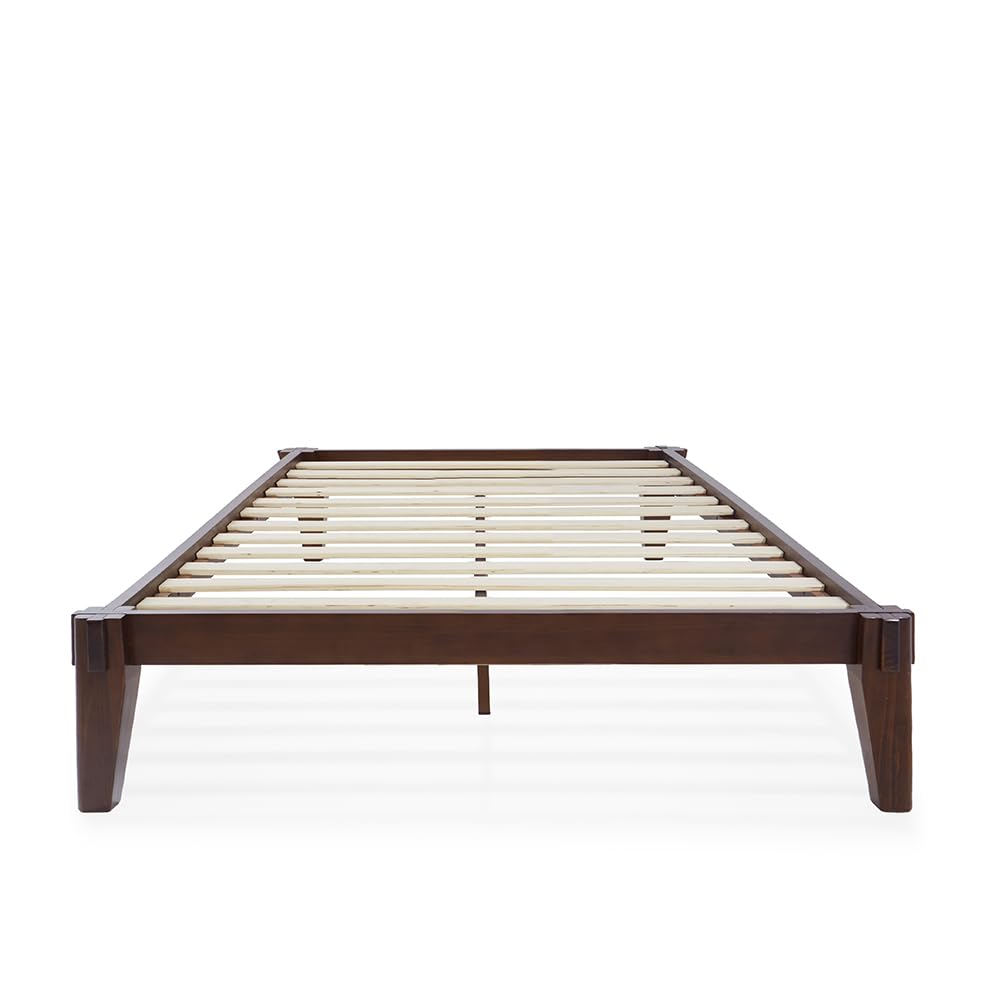 Chalipa 14” Queen Bed Frame - Solid Wood Platform Bed