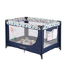 Portable Crib Baby Playpen with Mattress and Carry Bag (Blue)