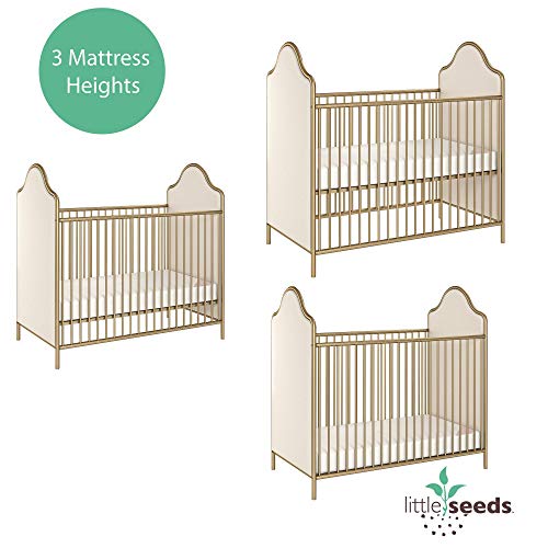 Piper Upholstered Metal Crib