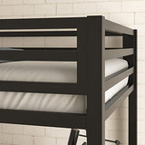 Bunk Bed Twin Over Twin Size with Ladder for Junior