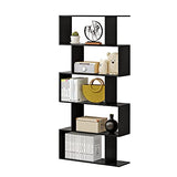 5-Tier Geometric Bookshelf