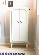 Carson Jewelry Armoire, White