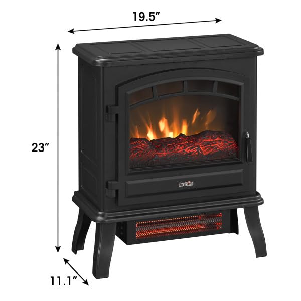 Infrared Quartz Electric Fireplace Stove Heater