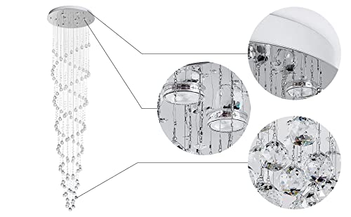 Modern K9 Crystal Raindrop Chandelier Lighting