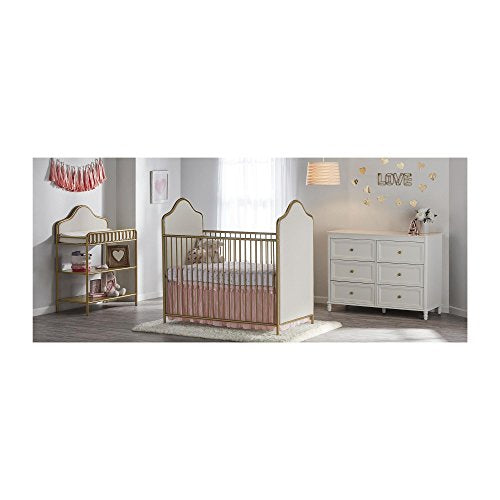 Piper Upholstered Metal Crib