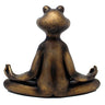 Yoga Frog Statue