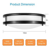 36W Ceiling Light Fixture, 13in Flush Mount Light Fixture