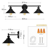 Bathroom Vanity Light Fixtures,Farmhouse Wall Sconce Industrial Kitchen Wall Lighting