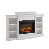 Ameriwood Home Lamont Mantel Fireplace, White