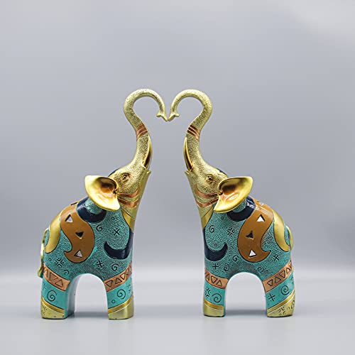 sugutee Good Luck Large Elephant Statue Decorations for Home
