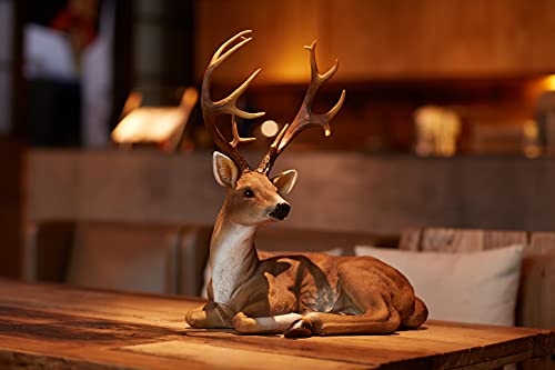 Resin Deer Buck Statues Figurine Sculpture Lawn Ornaments Animals