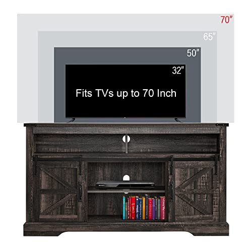 Farmhouse TV Stand Tall for 65 Inch