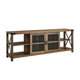 Rustic Modern Farmhouse Metal and Wood TV Stand