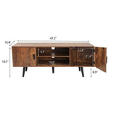 Mid-Century Modern TV Stand for 55 Inch TV