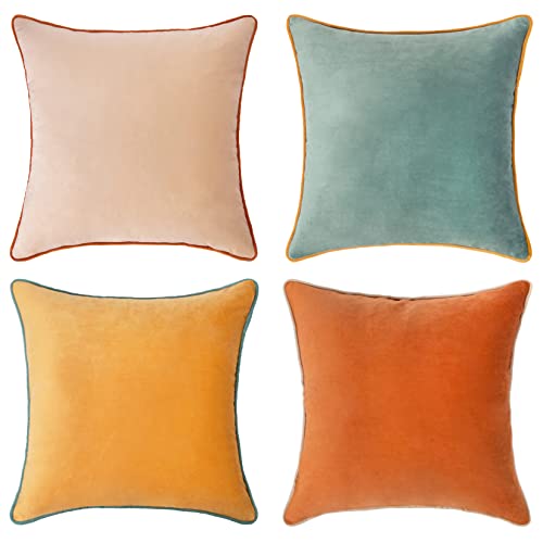 Decorative Throw Pillow Covers Cushion Cases, Set of 4