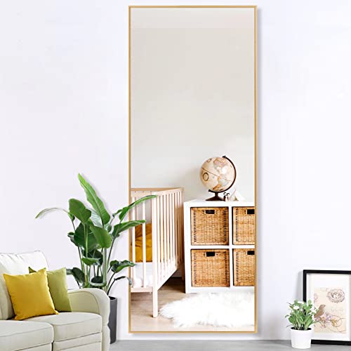 Full Length Mirror,  Aluminum Alloy Frame Floor Mirror