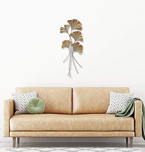 Modern Botanical Metal Wall Decor