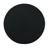 Otaska Mid Century Modern Round Dining Room Table, Black