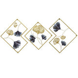 Set of 3 Diamond Metal Wall Decor