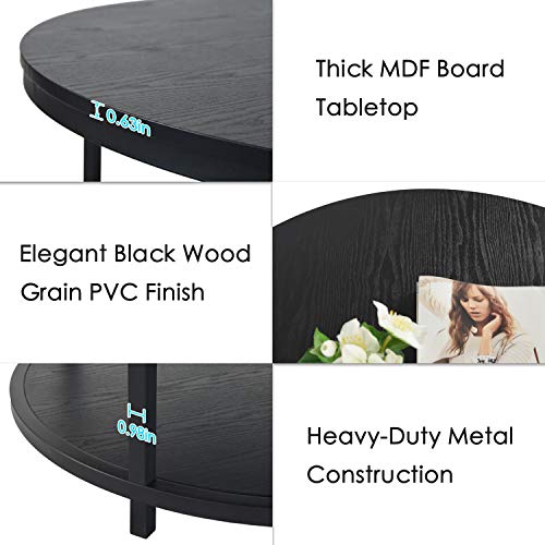 Round Coffee Table Black Coffee Tables