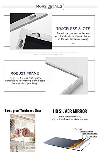 Full Length Mirror Standing Hanging or Leaning Against Wall
