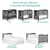 Chelsea 5-In-1 Convertible Crib In Black