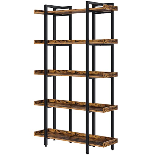 Bookshelf 5-Tier, Open Etagere Bookcase