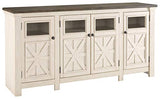 Bolanburg Two Tone Farmhouse TV Stand