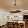 8-Light Farmhouse Chandelier