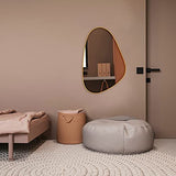 30x20” Asymmetrical Wall-Mounted Mirrors for Living Room Bathroom