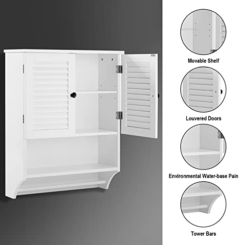 Bathroom Medicine Cabinet 23.6" L x8.9 W x29.3 H Wall Bathroom Cabinet