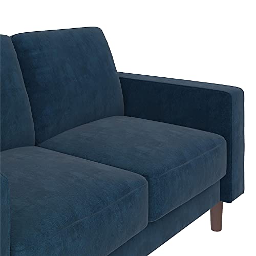 Brynn Loveseat 2 Seater Sofa, Blue Velvet