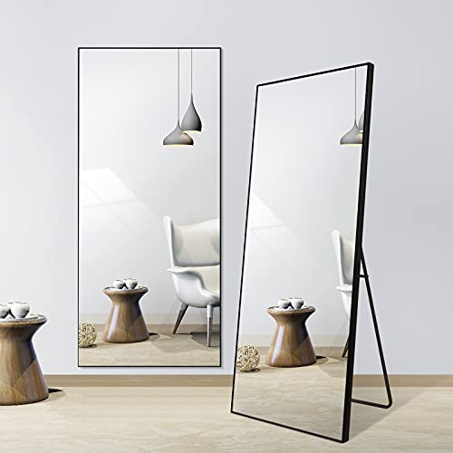 65”X22” Floor Mirror Full Length Mirrors with Stand Full Body Mirror Standing Bedroom