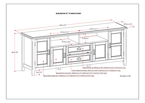 TV Media Stand 72 inch