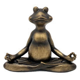 Yoga Frog Statue