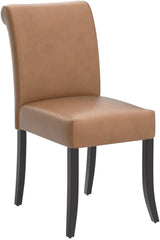 Upholstered Kitchen & Dining Room Chairs with High Back, Faux Leather Dining Chairs