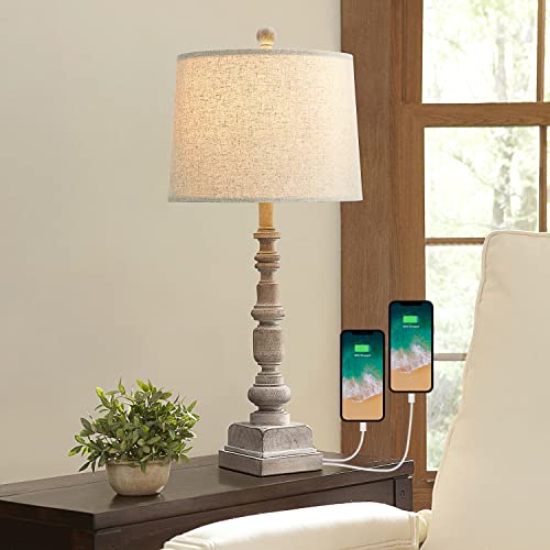 Oneach Vintage Table Lamps with Dual USB Port