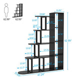 5-Tier Bookshelf Industrial Bookcase