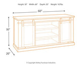 Budmore Farmhouse TV Stand Fits TVs up to 58"